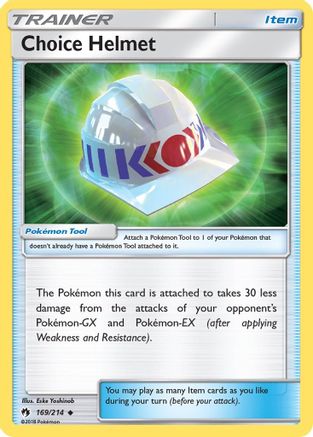 Choice Helmet (169/214) [Sun & Moon: Lost Thunder] Reverse Holofoil
