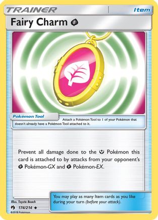 Fairy Charm Grass (174/214) [Sun & Moon: Lost Thunder] Reverse Holofoil