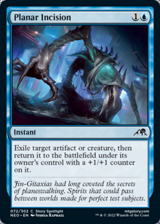 Planar Incision [Kamigawa: Neon Dynasty] Foil