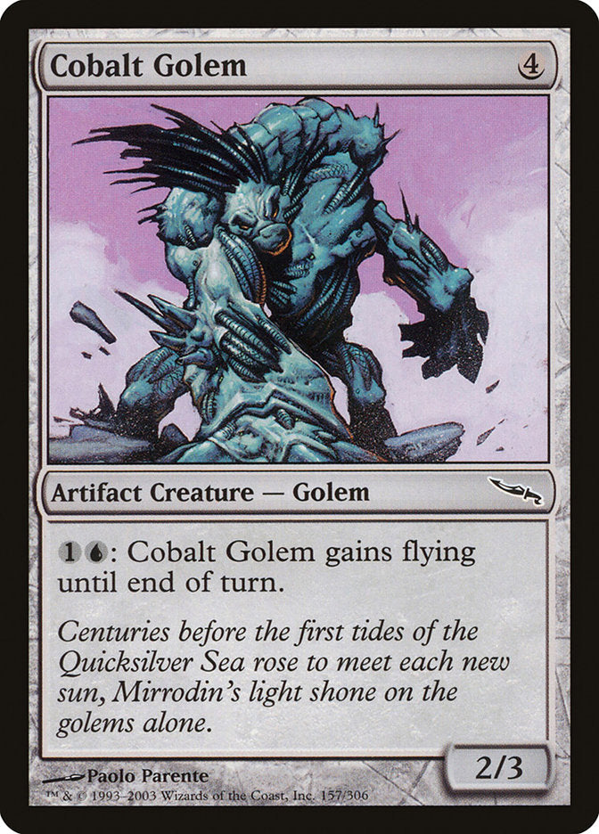 Cobalt Golem [Mirrodin] Foil