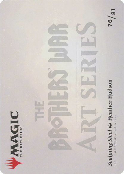 Sculpting Steel // Sculpting Steel  [The Brothers' War Art Series] (Borderless)