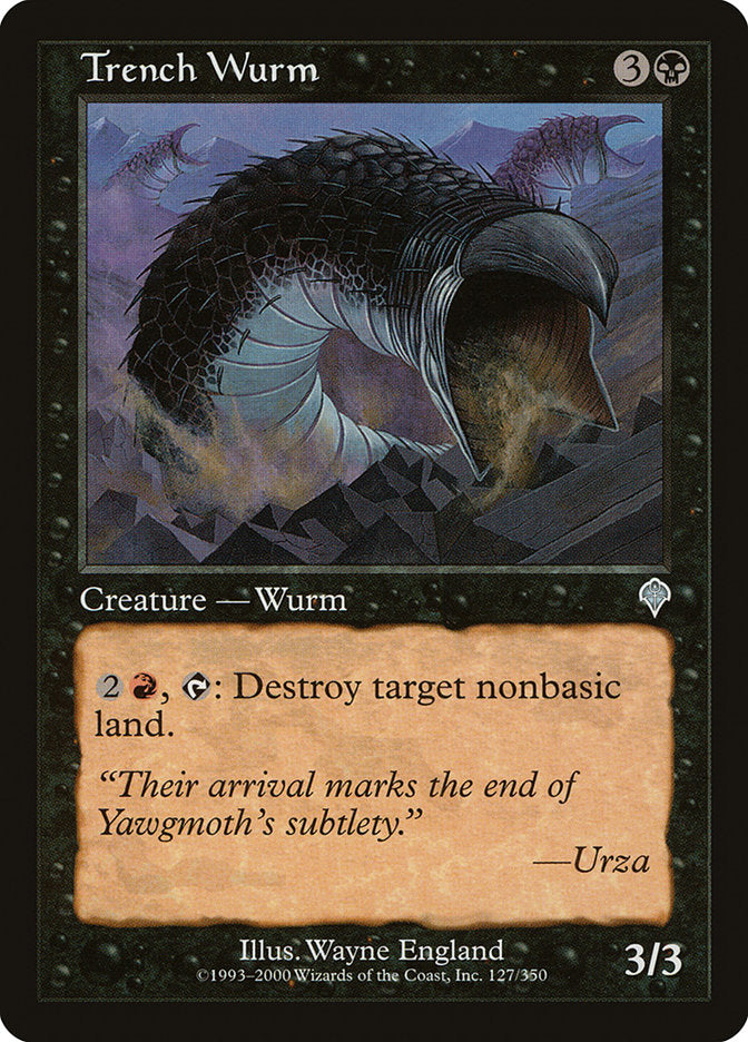Trench Wurm [Invasion] Foil