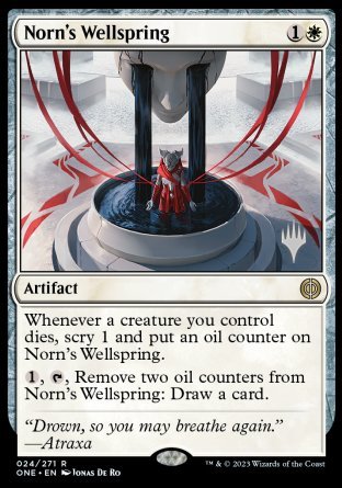 Norn's Wellspring (Promo Pack) [Phyrexia: All Will Be One Promos] Foil
