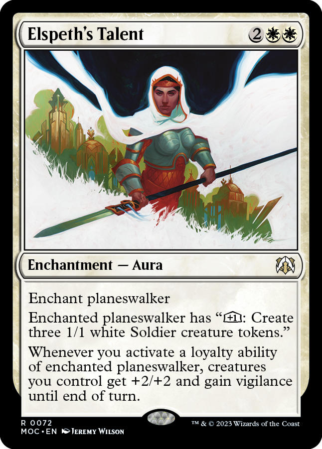 Elspeth's Talent [March of the Machine Commander] Foil