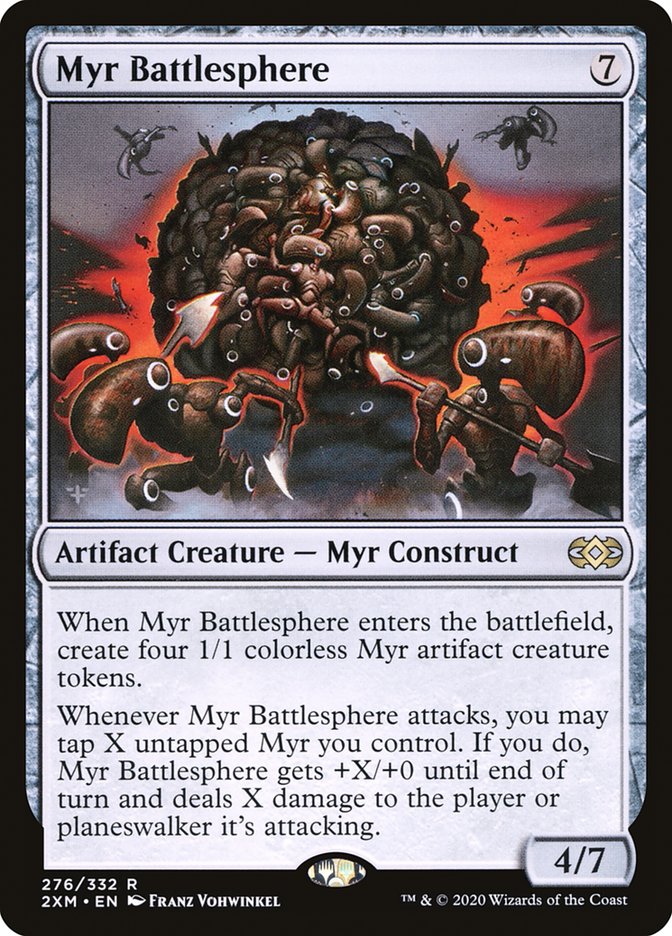 Myr Battlesphere [Double Masters] Foil