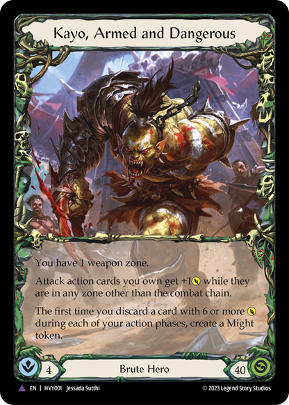 Kayo, Armed and Dangerous (Marvel) [HVY001] (Heavy Hitters)  Cold Foil