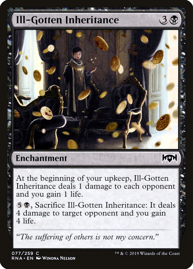 Ill-Gotten Inheritance [Ravnica Allegiance] Foil