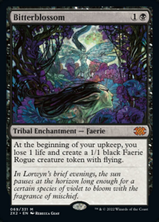 Bitterblossom [Double Masters 2022] Foil