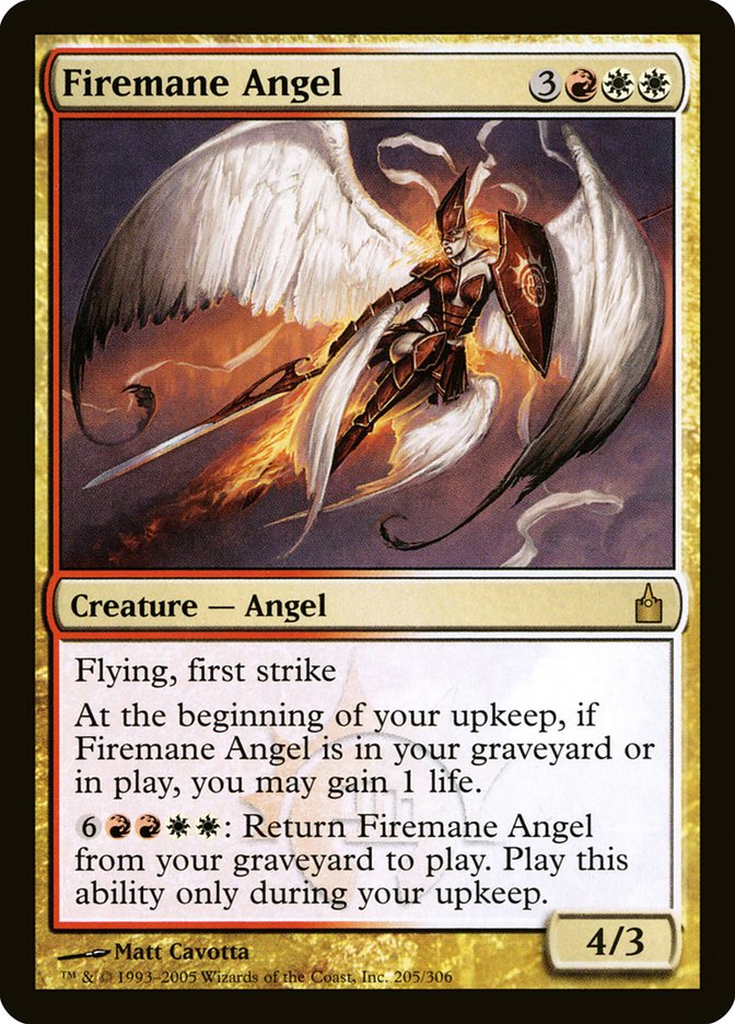 Firemane Angel [Ravnica: City of Guilds] Foil