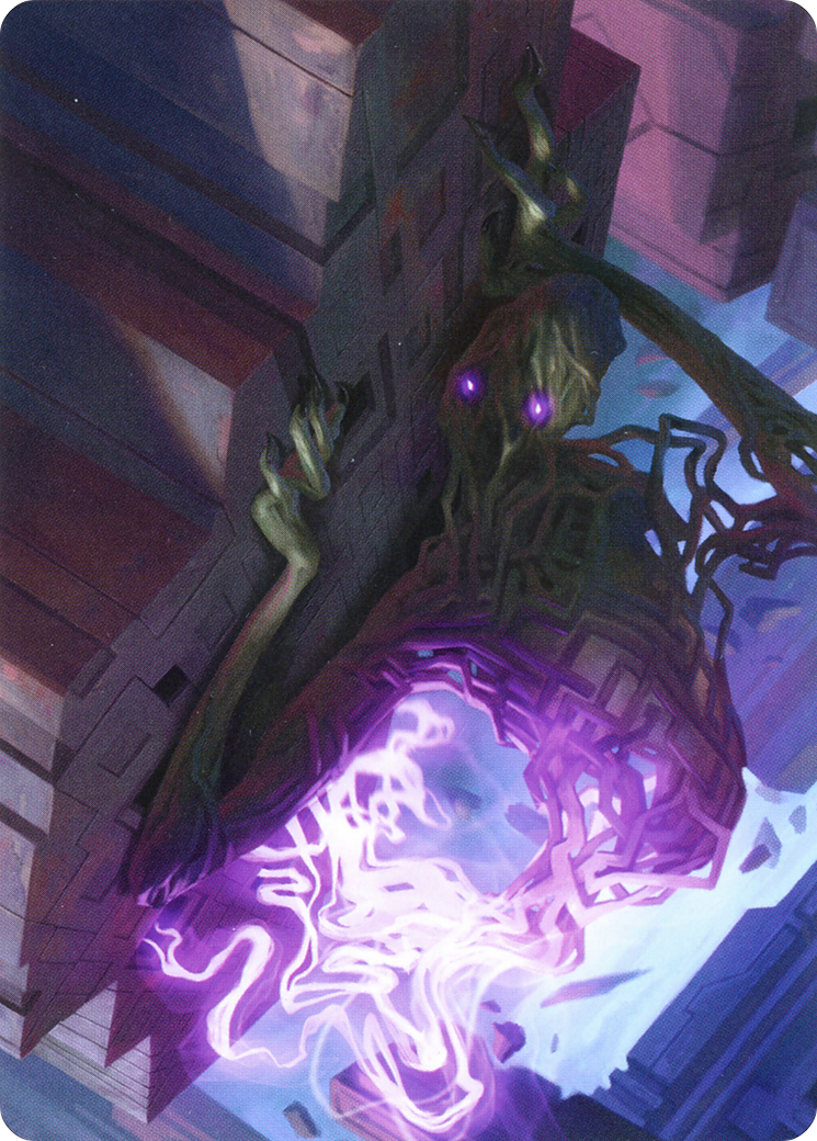 Skyclave Shade // Skyclave Shade  [Zendikar Rising Art Series] (Borderless) Foil