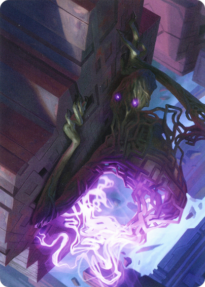 Skyclave Shade // Skyclave Shade  [Zendikar Rising Art Series] (Borderless) Foil