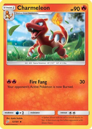 Charmeleon (13/181) [Sun & Moon: Team Up] Reverse Holofoil