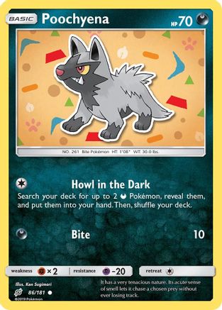 Poochyena (86/181) [Sun & Moon: Team Up] Reverse Holofoil