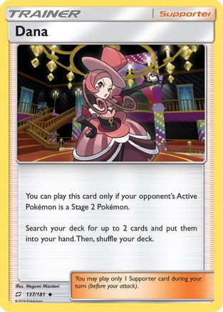 Dana (137/181) [Sun & Moon: Team Up] Reverse Holofoil