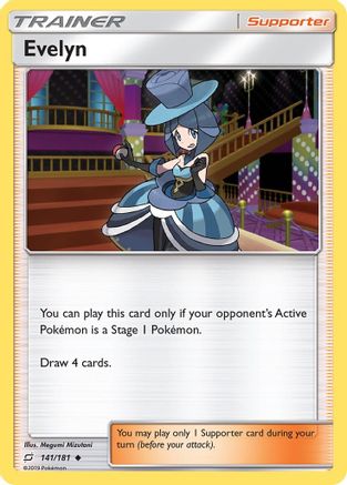 Evelyn (141/181) [Sun & Moon: Team Up] Reverse Holofoil