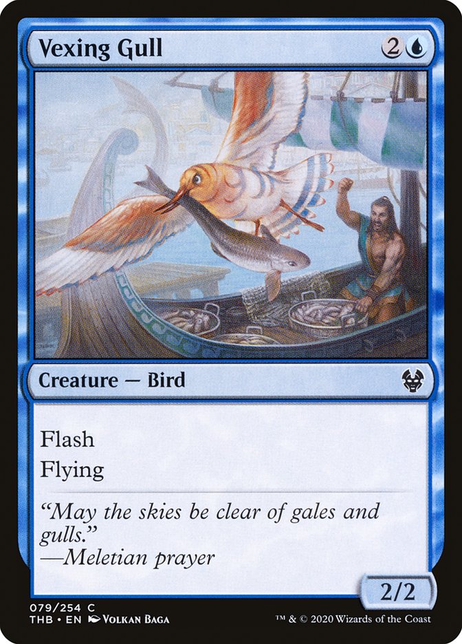 Vexing Gull [Theros Beyond Death] Foil