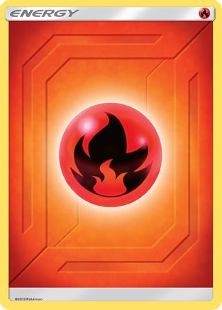 Fire Energy (2019 Unnumbered) [Sun & Moon: Team Up] Reverse Holofoil