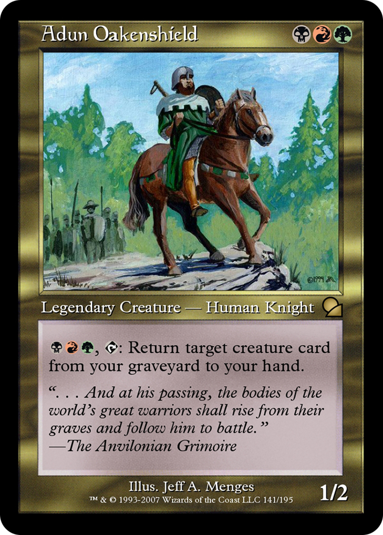 Adun Oakenshield  [Masters Edition] Foil