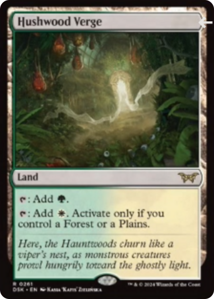 Hushwood Verge [Duskmourn: House of Horror] Foil