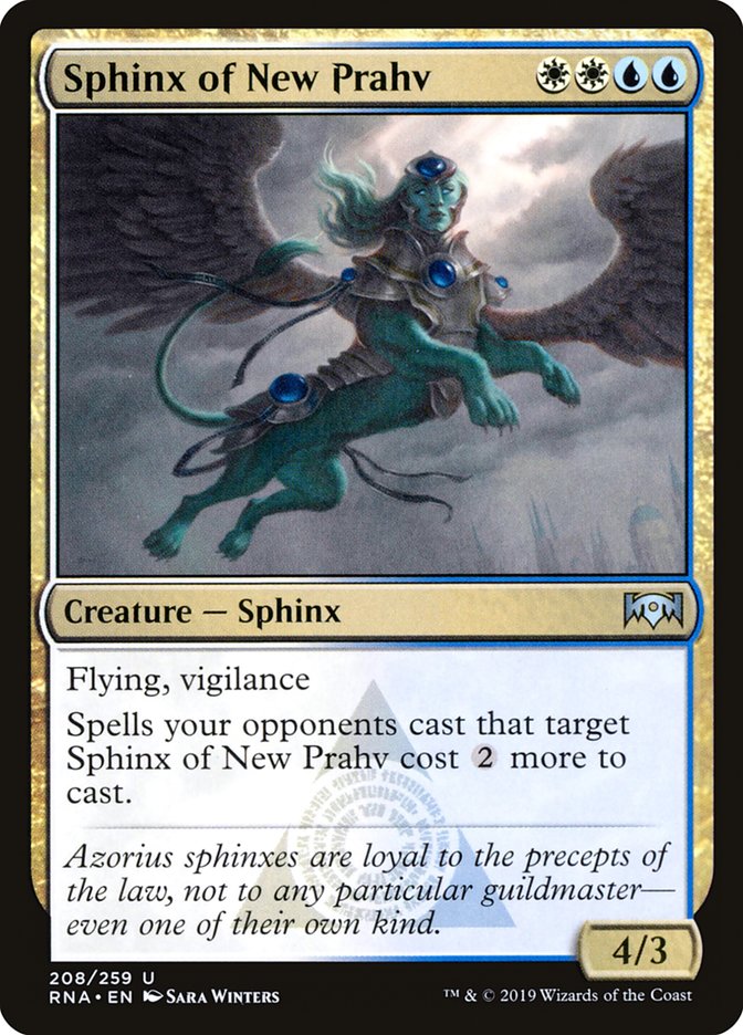 Sphinx of New Prahv [Ravnica Allegiance] Foil