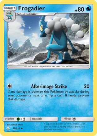 Frogadier (52/214) [Sun & Moon: Unbroken Bonds] Reverse Holofoil