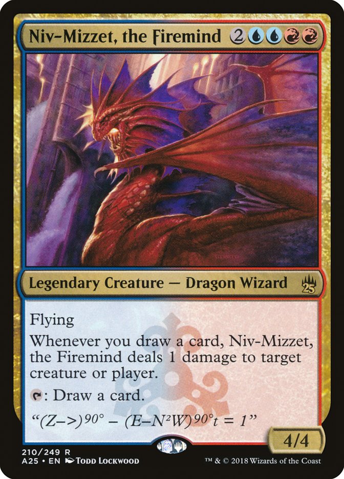 Niv-Mizzet, the Firemind [Masters 25] Foil