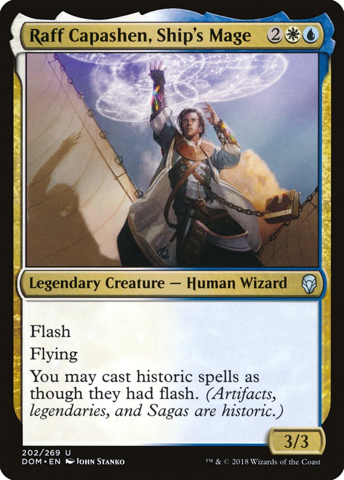 Raff Capashen, Ship's Mage [Dominaria] Foil