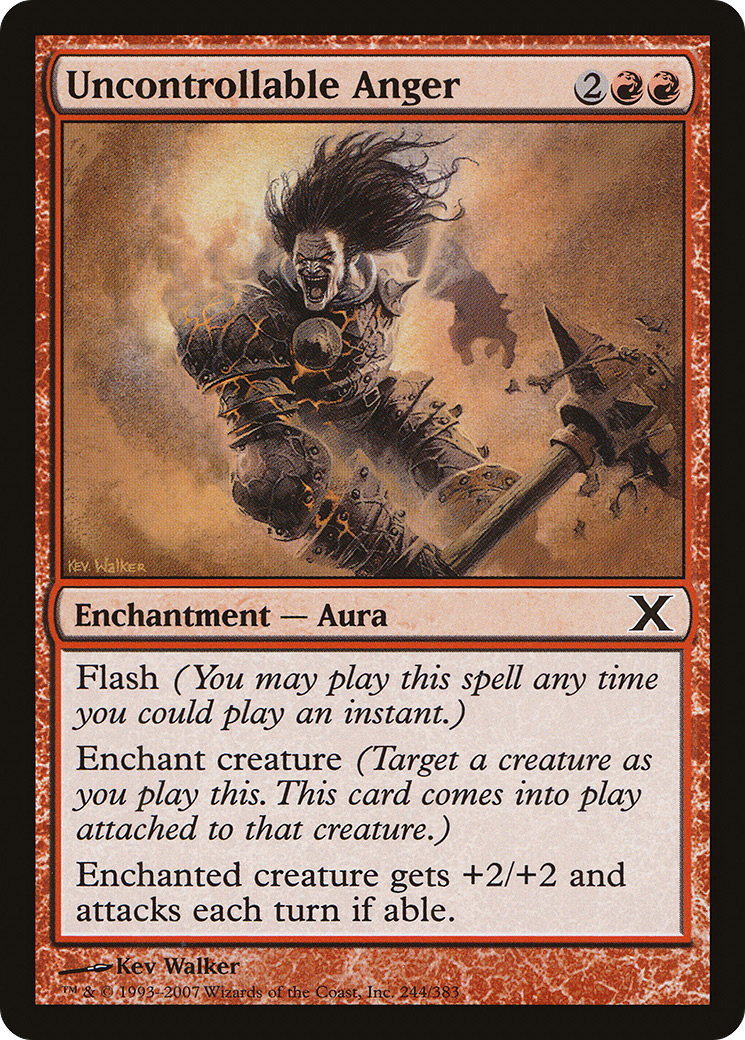 Uncontrollable Anger  [Tenth Edition]