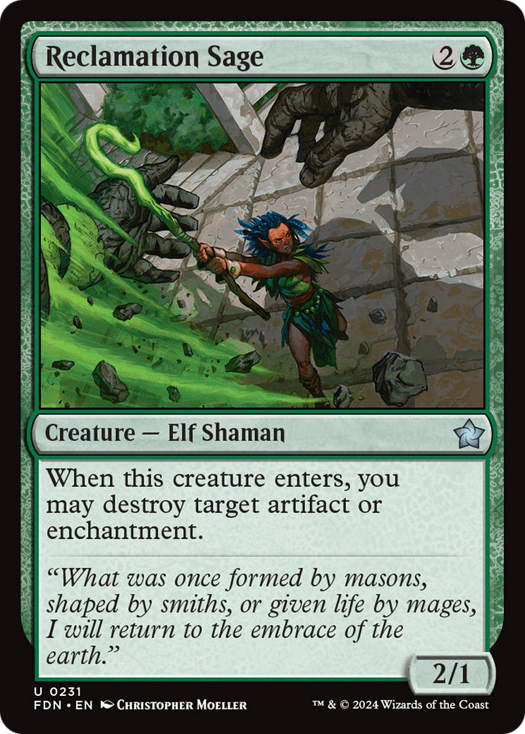 Reclamation Sage [Foundations] Foil