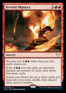 Fervent Mastery [Strixhaven: School of Mages] Foil