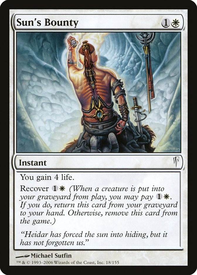 Sun's Bounty [Coldsnap] Foil