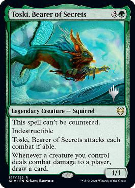 Toski, Bearer of Secrets (Promo Pack) [Kaldheim Promos] Foil