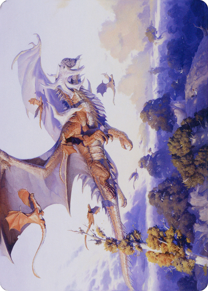 Rith, Liberated Primeval // Rith, Liberated Primeval  [Dominaria United Art Series] (Borderless)