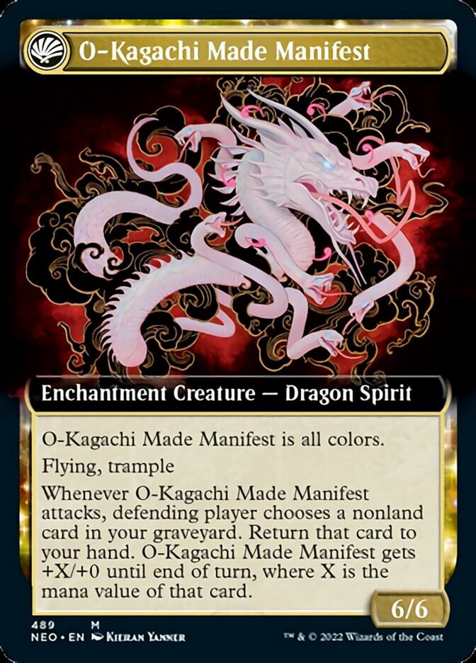 The Kami War // O-Kagachi Made Manifest (Extended Art) [Kamigawa: Neon Dynasty] Foil
