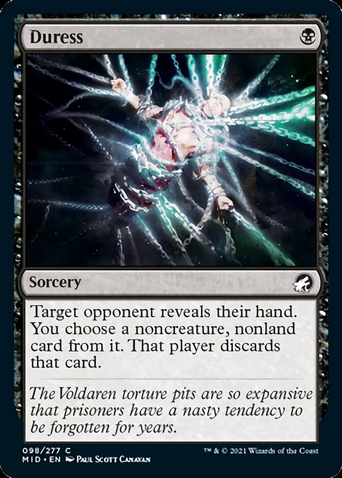 Duress [Innistrad: Midnight Hunt] Foil
