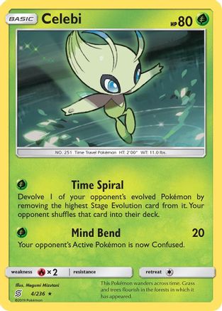 Celebi (4/236) [Sun & Moon: Unified Minds] Reverse Holofoil