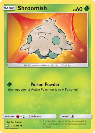 Shroomish (5/236) [Sun & Moon: Unified Minds] Reverse Holofoil