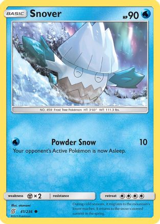 Snover (41/236) [Sun & Moon: Unified Minds] Reverse Holofoil
