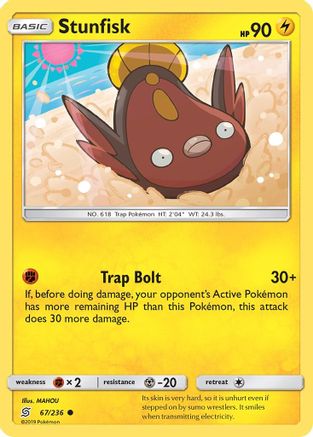 Stunfisk (67/236) [Sun & Moon: Unified Minds] Reverse Holofoil