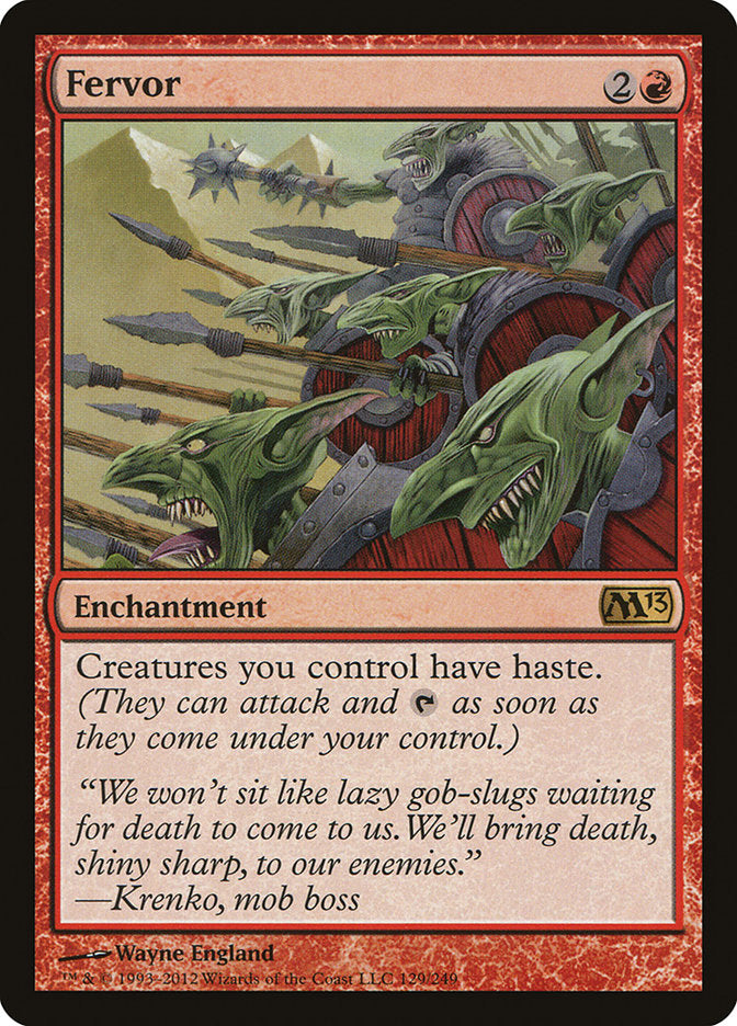 Fervor [Magic 2013] Foil