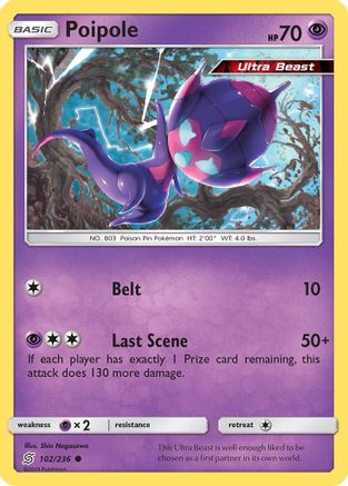 Poipole (102/236) [Sun & Moon: Unified Minds] Reverse Holofoil