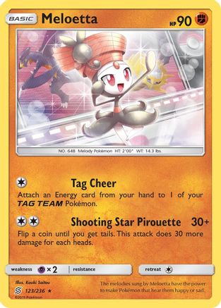 Meloetta (123/236) [Sun & Moon: Unified Minds] Reverse Holofoil