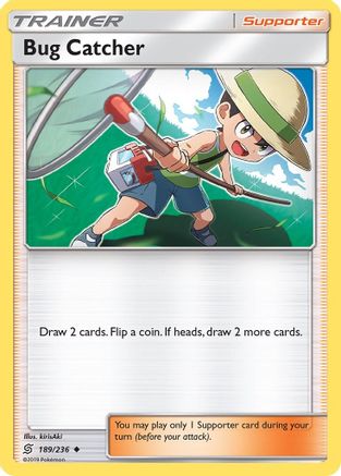Bug Catcher (189/236) [Sun & Moon: Unified Minds] Reverse Holofoil