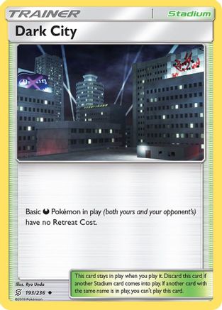 Dark City (193/236) [Sun & Moon: Unified Minds] Reverse Holofoil