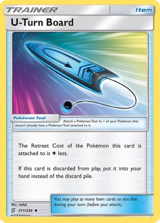 U-Turn Board (211/236) [Sun & Moon: Unified Minds] Reverse Holofoil