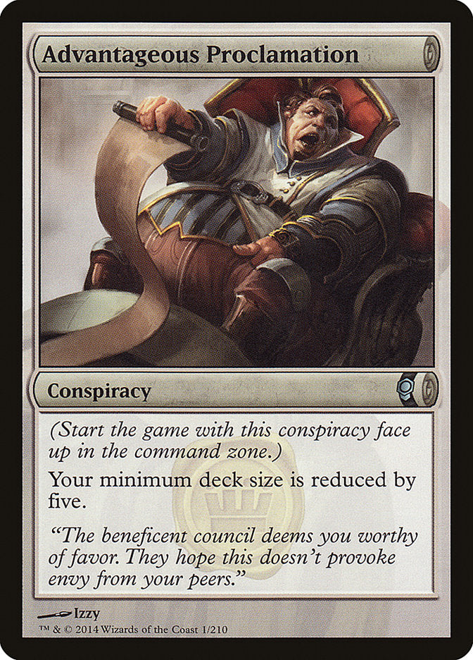 Advantageous Proclamation [Conspiracy] Foil