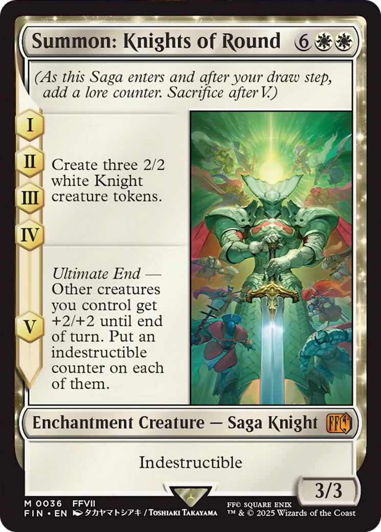 Summon: Knights of Round [FINAL FANTASY] Foil