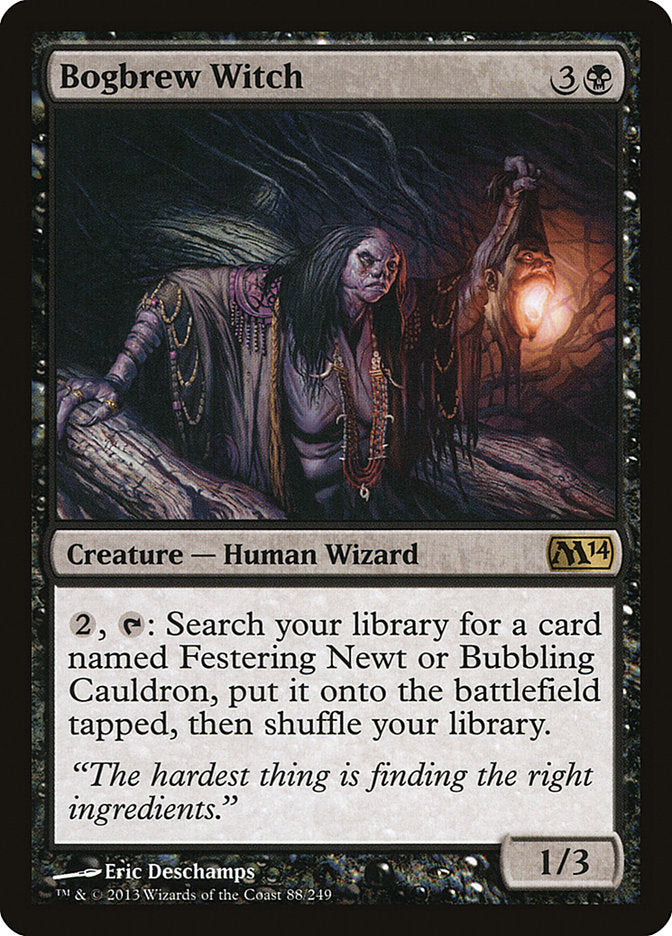 Bogbrew Witch [Magic 2014] Foil