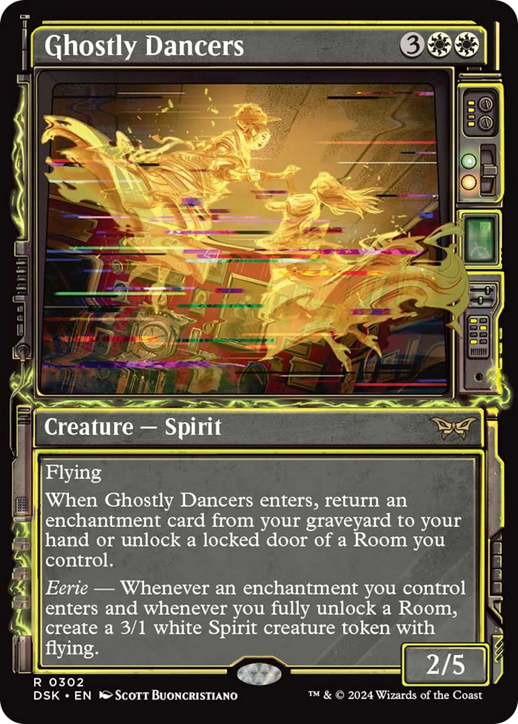 Ghostly Dancers (Showcase) [Duskmourn: House of Horror] Foil
