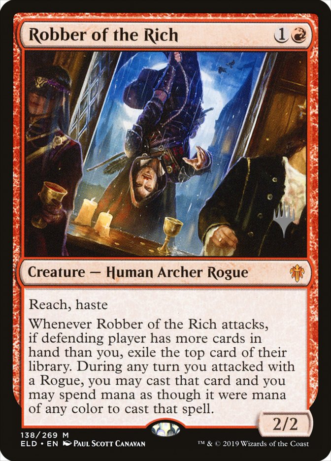 Robber of the Rich (Promo Pack) [Throne of Eldraine Promos] Foil
